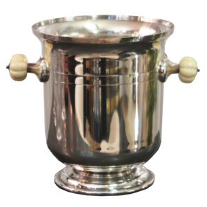Art Deco silver and bone ice and champagne bucket