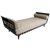 Mid Century Italian daybed with bolster cushions