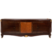 Art Deco sideboard rosewood wood with brass details
