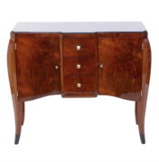 Rio Rosewood wood dresser with Mahogany details and curved legs
