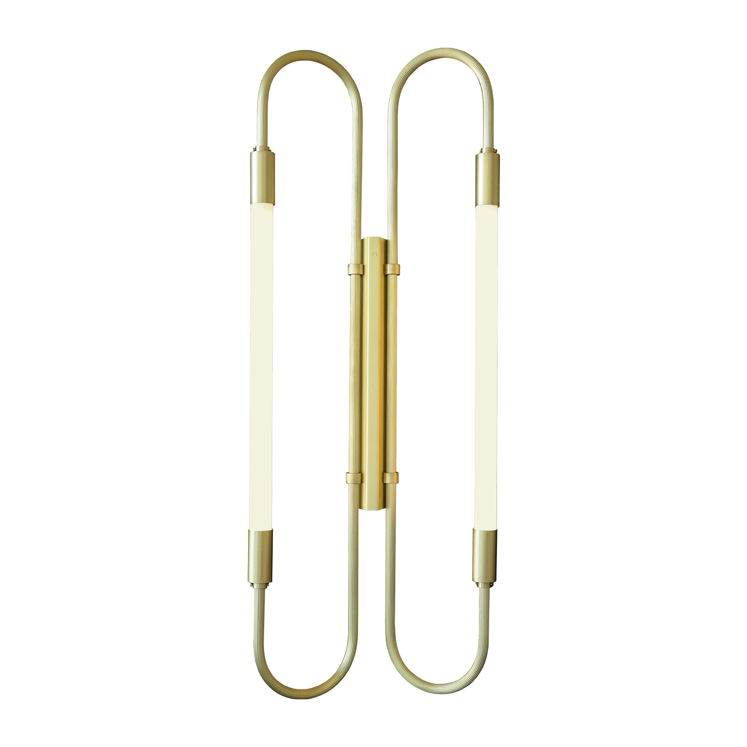 Brass Sconce with elongated bulbs