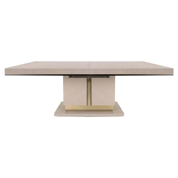 Custom modern dining table by Anne Hauck, Los Angeles